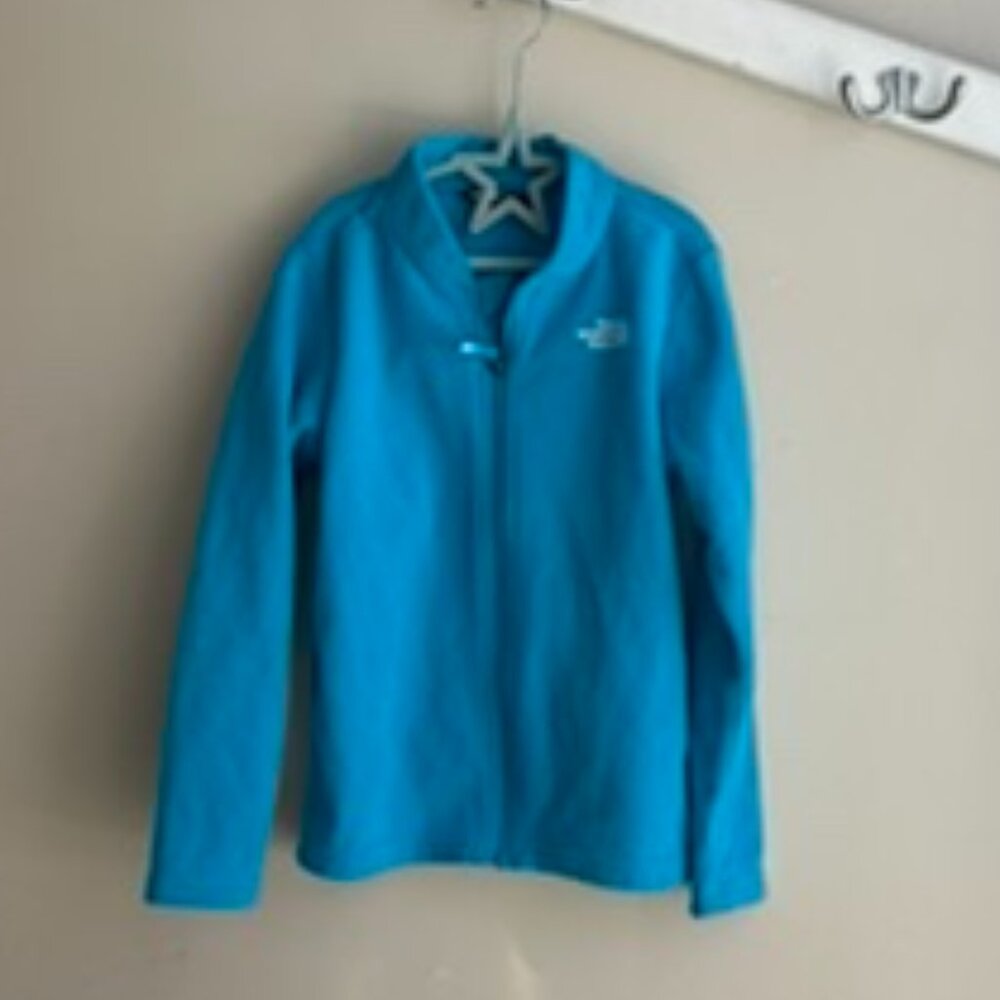 💙🏔️ Kids The North Face Fleece Zip-Up Jacket – Size 6 🏔️💙
